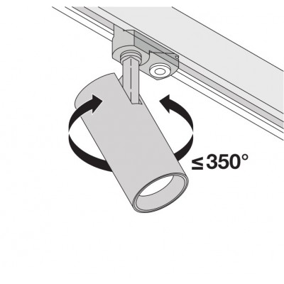 Светодиодный трековый светильник TRACK SP BR D75 25W/2500K NFL BK LEDV Светодиодный трековый светильник TRACK SP BR D75 25W/2500K NFL BK LEDV