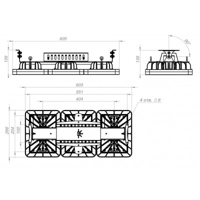Светильник TL-PROM APS 300 750 LC D120 Светильник TL-PROM APS 300 750 LC D120