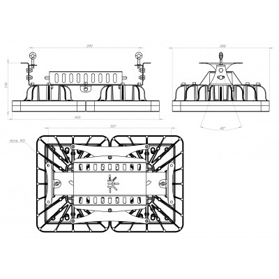 Светильник TL-PROM APS 190 5K LC D Светильник TL-PROM APS 190 5K LC D
