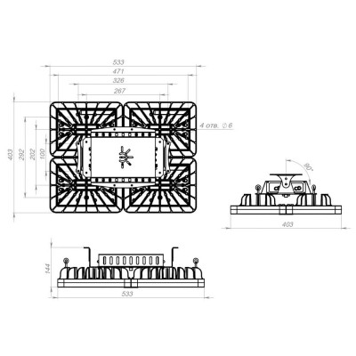 Светильник TL-PROM APS 380 5K D Светильник TL-PROM APS 380 5K D