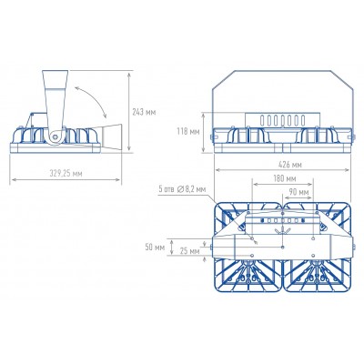 Светильник TL-PROM APS 190 5K K30 Светильник TL-PROM APS 190 5K K30