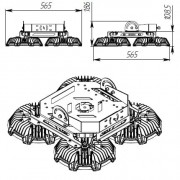 Светильник ATAMAN HB 2 920 750 D120 GL