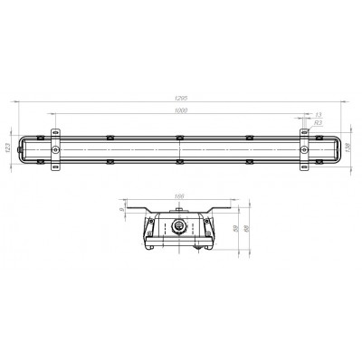 Светильник TL-SLIM HARD 15 850 D120 Светильник TL-SLIM HARD 15 850 D120