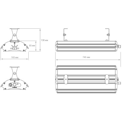 Светильник TL-PROM 100 4K (Д) PRS Светильник TL-PROM 100 4K (Д) PRS