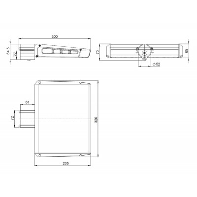 Светильник TL-STREET 100 4K LC F1 D Светильник TL-STREET 100 4K LC F1 D