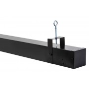 Аварийный светильник Слимлайт линейный 40W-4100Lm 5000-5500К Микропризма с БАП (vsesv) 1ч черный