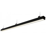 Аварийный светильник Слимлайт линейный 40W-3100Lm 4000-4500К Опал с БАП (aax.tech) 1ч черный